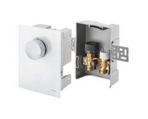 Набор терморегулятора, Unibox T-RTL, 7-28°С, 10-40°C, крышка белое стекло