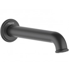 AQ1541MB КЛАССИК излив для ванны 182 мм, матовый черный AQ1541MB