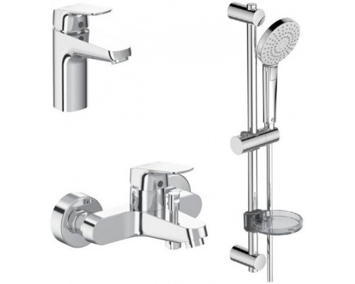 BD001AA Set CERAFLEX (B1713AA см-ль д/умыв. + B1721AA см-ль д/ванны + B2620AA душ. гарнитур) BD001AA