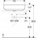 Умывальник меб VariForm 55 б/отв в/к Geberit 500.774.01.2