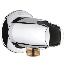 28406000 Movario Подключение для душевого шланга с держателем с защитой от обратного потока, хром 28406000