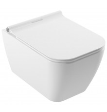 RT26SL Rita унитаз подвесной, безободковый, с тонким сиденьем с микролифтом, Serel RT26SL