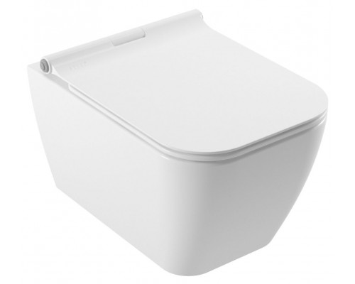 RT26SL Rita унитаз подвесной, безободковый, с тонким сиденьем с микролифтом, Serel RT26SL