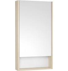 1A252002SDB20 Зеркальный шкаф Сканди 45 Белый/Дуб Верона 1A252002SDB20