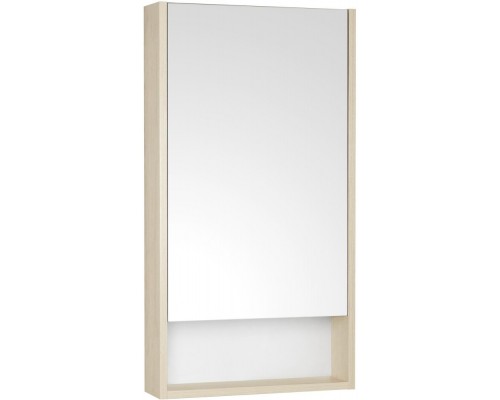 1A252002SDB20 Зеркальный шкаф Сканди 45 Белый/Дуб Верона 1A252002SDB20