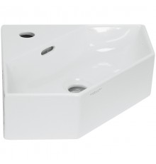 LINE 35 Умывальник угловой ВКС Белый S1 (WB.CR/Line/35-C/WHT.G/S1) WB.CR/Line/35-C/WHT.G/S1