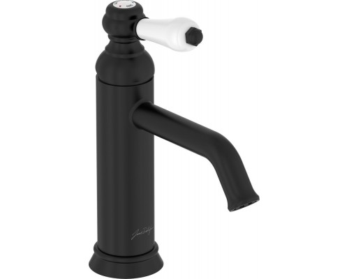 E24360-BL LOUISE смеситель для раковины без донного клапана матовый черный E24360-BL