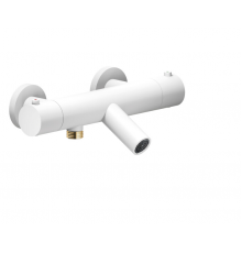 LV00010/1WM LIVE термостатический смеситель для ванны матовый белый LV00010/1WM