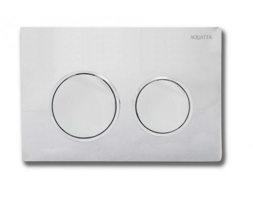 TDI-0000002 (007B) Панель смыва Small Хром глянец (клавиши круглые) для INS-0000018 с верхней кнопкой смыва TDI-0000002