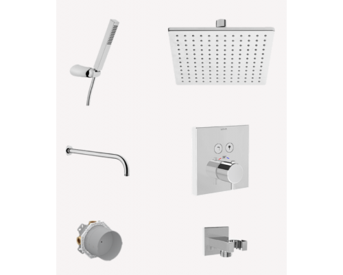 Душевой комплект, Vitra, Square, цвет-хром