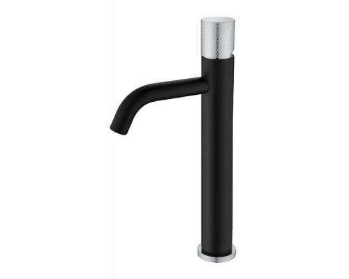 Boheme Stick Смеситель для раковины низкий, цвет: Black Touch Chrome 121-BCR.2