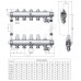 Группа коллект нерж 1" м/м 2в 3/4" ЕК н/р в/к Wester 0-32-1865