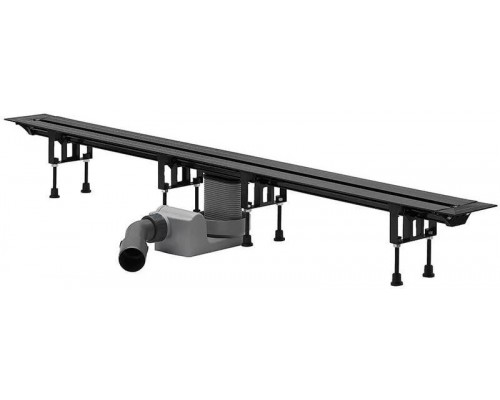 686277 Advantix Vario душевой лоток (пластик), универсальные габариты 300-1200мм, с заглушками, опорами, сифоном, модель 4965.10 686277