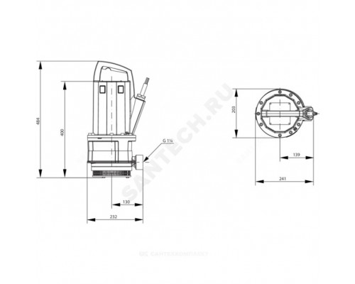 Насос дренажный TMT 32M113/7,5Ci 400В Wilo 2780032