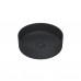 32880570400 STAGELINE Керамический умывальник D=400 mm, без перелива, вкл. принудительный слив G 1 1/4 и керамическую крышку, черный 32880570400