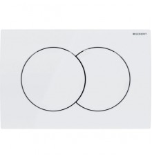 115.107.11.1 Смывная клавиша Geberit Delta01, для двойного смыва: Альпийский белый 115.107.11.1