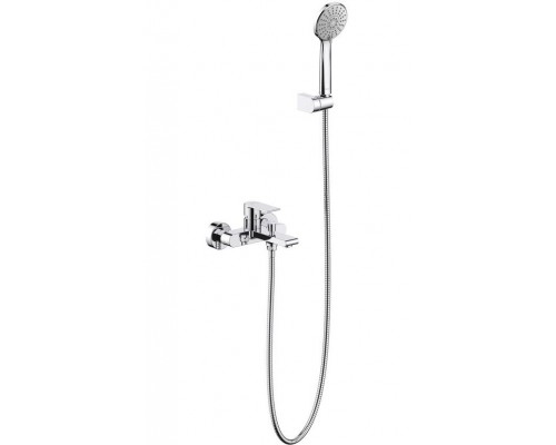 AQ1449CR ЛИРА смеситель для ванны с душевым набором 3jet AQ1449CR