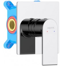 AQ1466CR ЛИРА смеситель для душа 1 режим (внешняя и скрытая часть) AQ1466CR