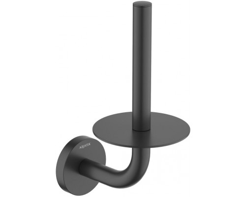 AQ4207MB ОБЕРОН бумагодержатель для запасного рулона, матовый черный AQ4207MB