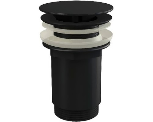 Слив для умывальника без перелива ЧЕРНЫЙ X01762
