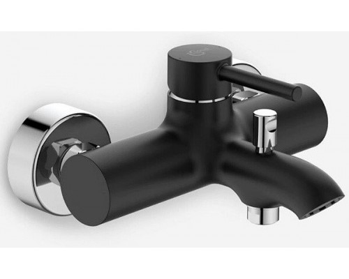 BC675U4 KOLVA смеситель для ванны (черный хром) BC675U4