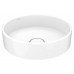 32880310400 STAGELINE Керамический умывальник D=400 mm, без перелива, вкл. принудительный слив G 1 1/4 и керамическую крышку, белый 32880310400