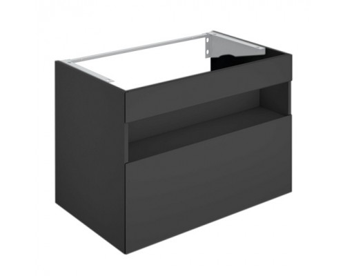 32862970100 STAGELINE Тумба под умывальник 800x625x490 mm,подсветка, розетка + USB/USB-C, 1 выдвижной ящик, сифон 1 1/4 x 32, Вулканит/Вулканит 32862970100