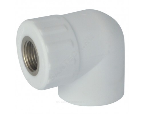 Угольник PP-R бел комб Дн20х3/4" ВР РосТурПласт 10791