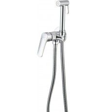 AQ1019CR ВЕГА комплект для гигиенического душа встроенный (смеситель + гигиеническая лейка + шланг) AQ1019CR
