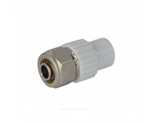 Ниппель PP-R бел комб Дн20х16 нр пайка/обж PE-X/RT VALFEX 10142016