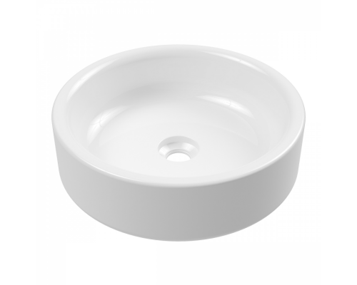 Раковина, Alice, Idilla, шгв 420-355-130, отверстия для смесителя-отсутствуют, цвет-белый глянцевый