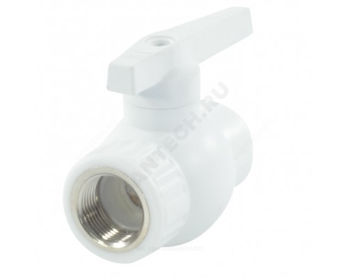 Кран шаровой PP-R бел комб Дн32х1" Ру25 ВР VALFEX 10144132