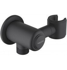 AQ2462MB КЛАССИК шланговое подсоединение с держателем, матовый черный AQ2462MB