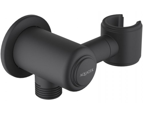 AQ2462MB КЛАССИК шланговое подсоединение с держателем, матовый черный AQ2462MB