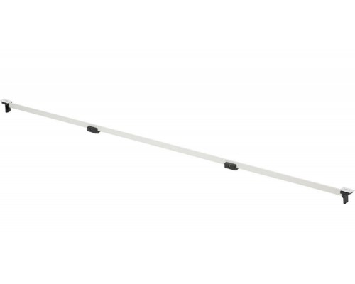 711887 Advantix Vario (Visign SR4) Дизайн-вставка 300-1200 мм с компл. для монтажа и бок. накладками, белый, нержавеющая сталь, модель 4965.33 711887