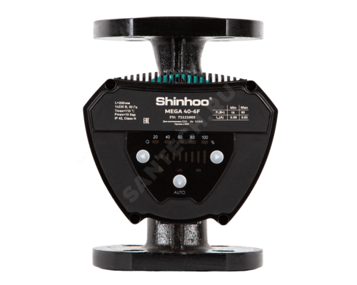 Насос циркул MEGA 40-6F PN10 230В Shinhoo 71121005