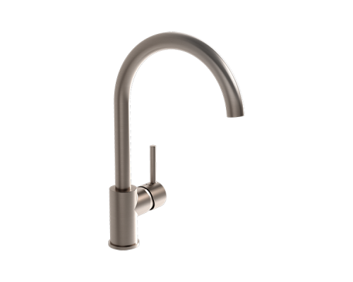 Смеситель для кухни, Vitra, Minimax S, цвет-никель шлифованный (Brushed Nickel)