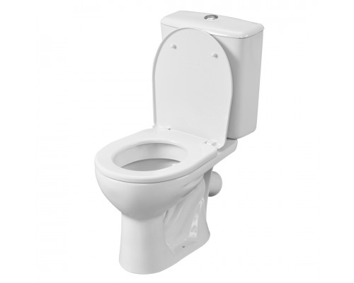 1P4008S0000BF Унитаз-компакт Орион белый, сидение полипропилен (арт. 188008S0020B0), кос вып 1.P400.8.S00.00B.F