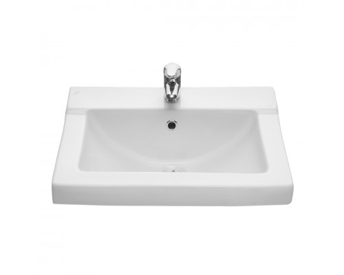 131108S0011B0 Умывальник Орион с переливом белый 572х424 1.3110.8.S00.11B.0