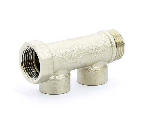 Коллектор НВ 3/4" никелированный ITAP 2 выхода 1/2"В 38мм