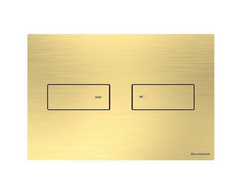 Клавиша смыва, Artceram, Inox 710, для унитаза, шгв 245-5,5-165, цвет-Gold