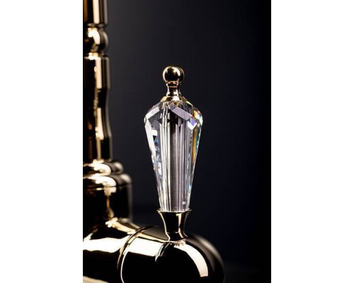 Boheme Crystal Смеситель для ванны, душевой комплект, цвет: золото глянцевое 293-CRST