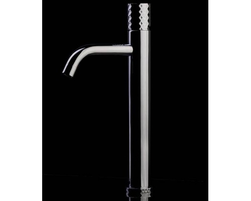 Boheme Stick Смеситель для раковины низкий, цвет: Black Diamond Chrome 121-BCR