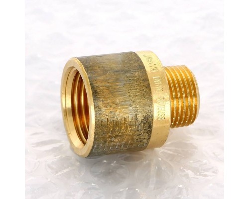 Переходник круглый НВ Viega 3/8" x 1/2" бронза Переходник круглый НВ Viega 3/8" x 1/2" бронза