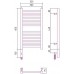 Сунержа Модус 3.0 Полотенцесушитель электрический 30x60h, лев., цвет: без покрытия 00-5700-6030