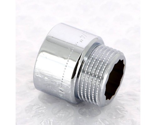 Удлинитель НВ хромированный UNI-FITT 3/4"x20мм Удлинитель НВ хромированный UNI-FITT 3/4"x20мм