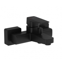 Смеситель для ванны и душа, Vitra, Root Square, цвет-черный матовый