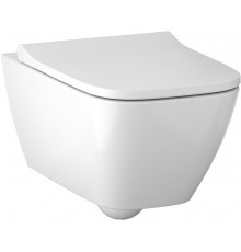 500.683.01.2 Smyle Square Унитаз подвесной безободковый Rimfree® в комплекте с сиденьем с плавным закрыванием SoftClose 500.683.01.2