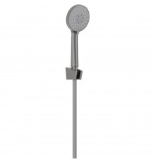 AQ2032BGM БЕТТА душевой набор 100 3 jet, оружейная сталь (шлиф. черный хром) AQ2032BGM