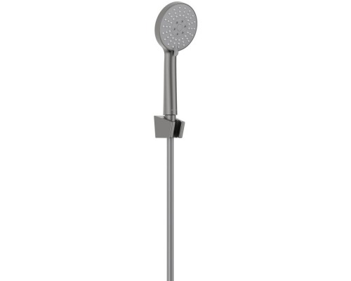 AQ2032BGM БЕТТА душевой набор 100 3 jet, оружейная сталь (шлиф. черный хром) AQ2032BGM